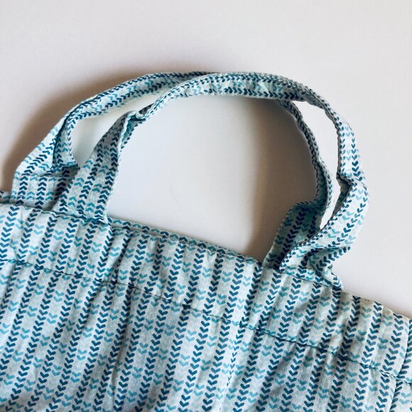 VINTAGE  Y2K Heart Print Cotton Tote Bag - Picture 4 of 6